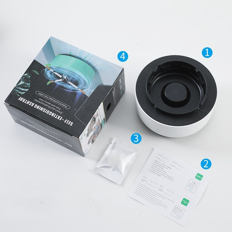 Smoke Removal Air Purification Ashtray suitable for house and car