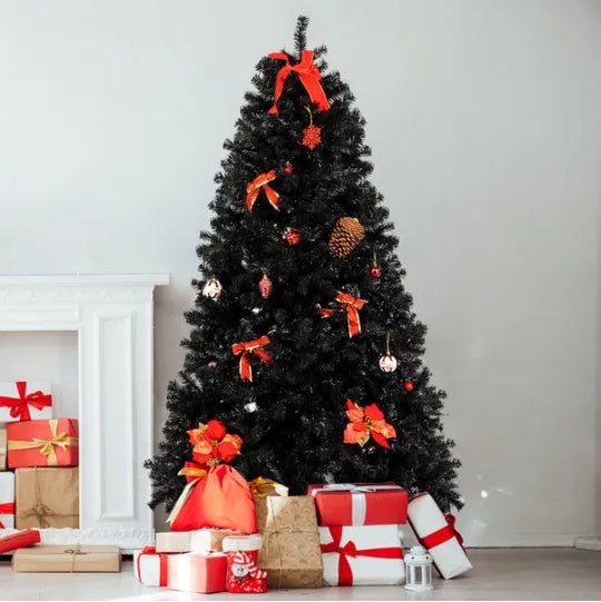 7ft 1500 PVC Branch Christmas Tree Black