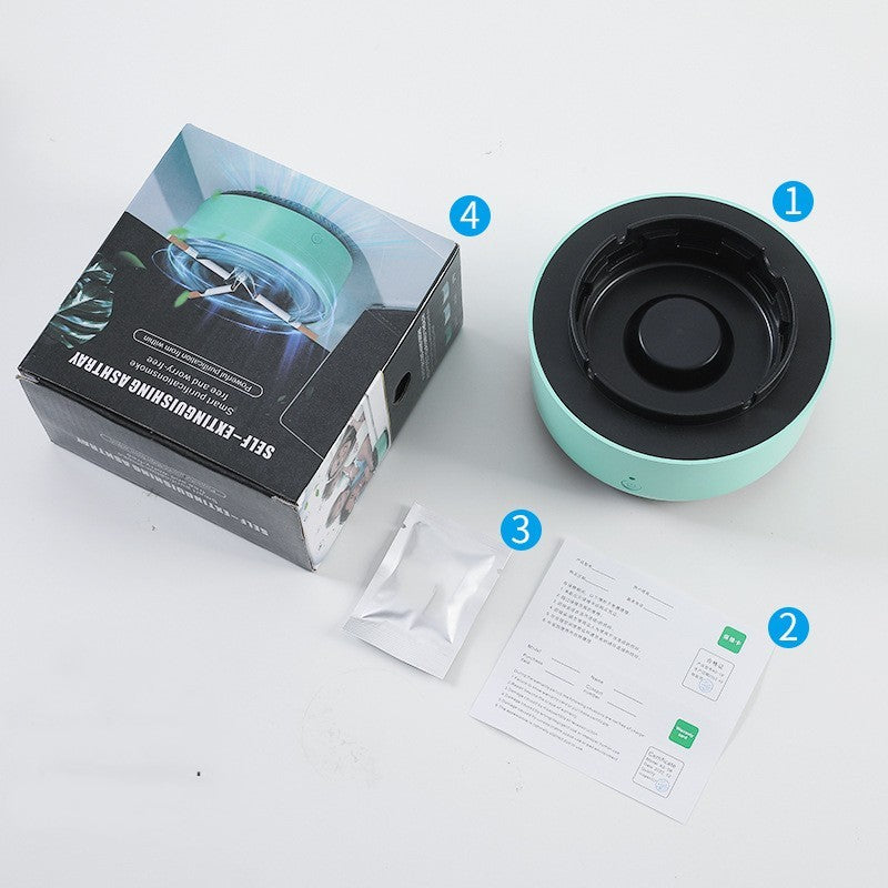 Smoke Removal Air Purification Ashtray suitable for house and car
