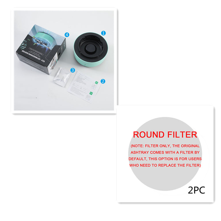 Smoke Removal Air Purification Ashtray suitable for house and car