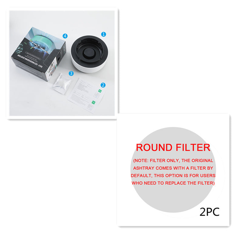 Smoke Removal Air Purification Ashtray suitable for house and car