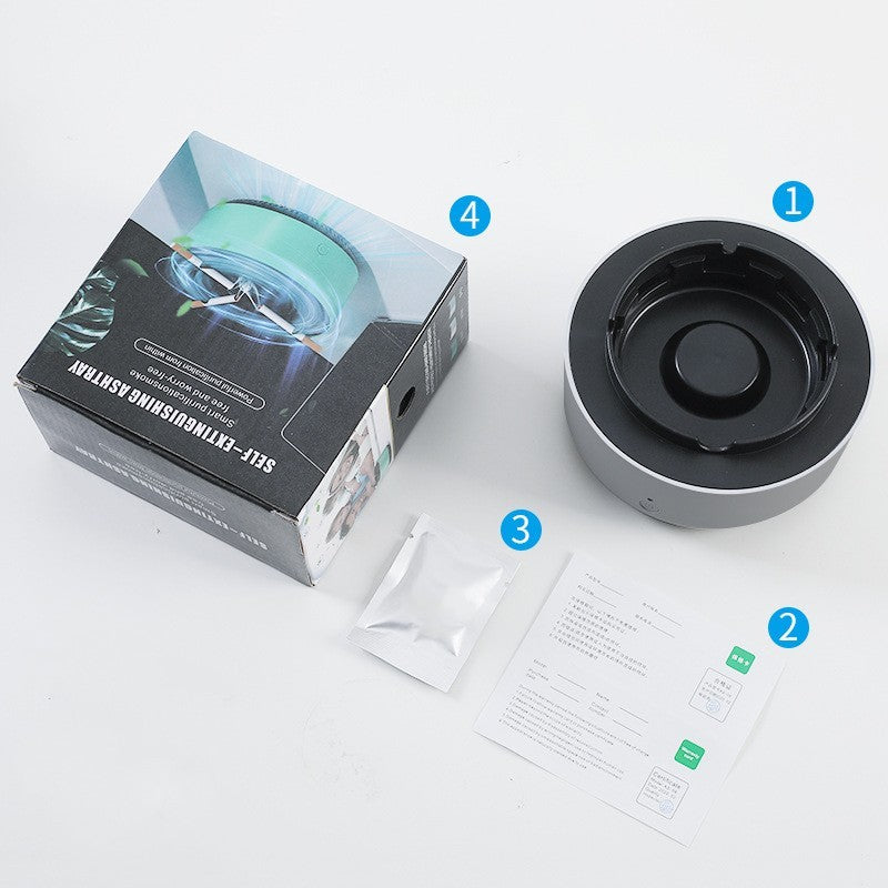 Smoke Removal Air Purification Ashtray suitable for house and car