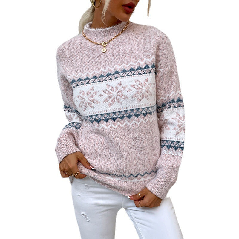 Womens Snowflake Sweater