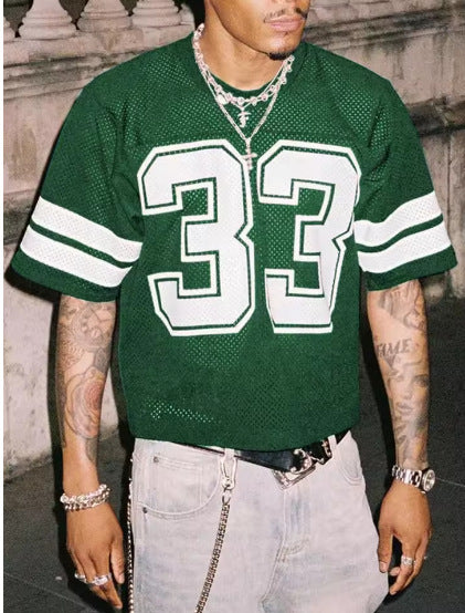 Men's Mesh Sports Jersey T-shirt