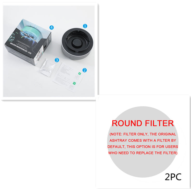 Smoke Removal Air Purification Ashtray suitable for house and car