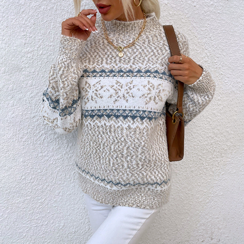 Womens Snowflake Sweater