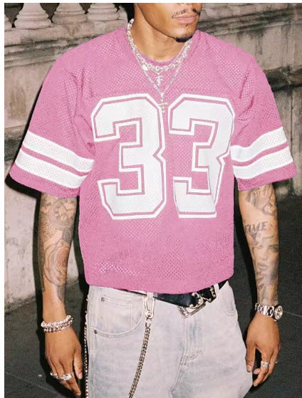 Men's Mesh Sports Jersey T-shirt