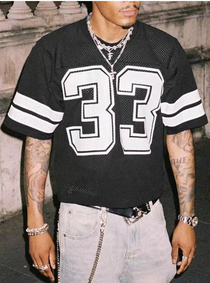 Men's Mesh Sports Jersey T-shirt