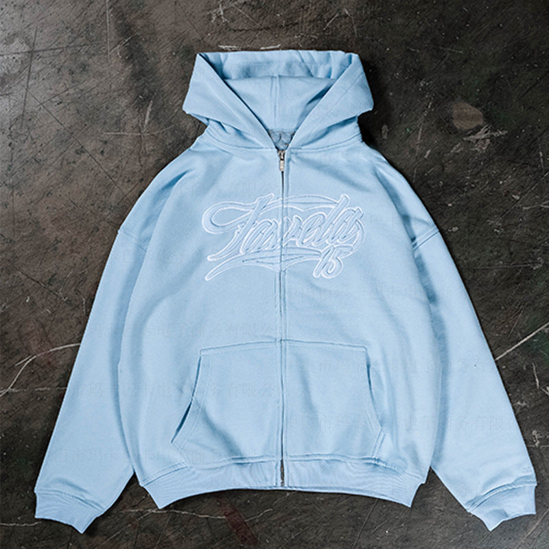 American Retro zip up hoodie