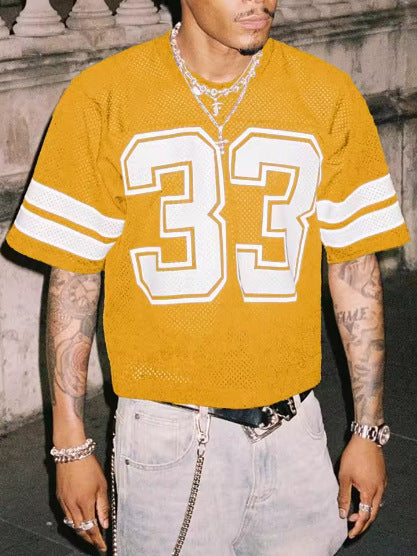 Men's Mesh Sports Jersey T-shirt