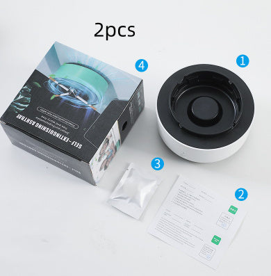 Smoke Removal Air Purification Ashtray suitable for house and car
